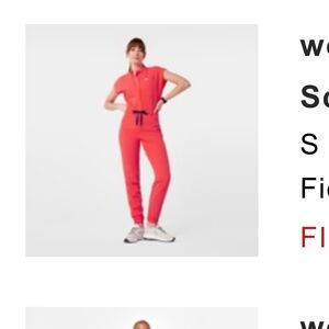 Figs Women's Red Jumpsuit